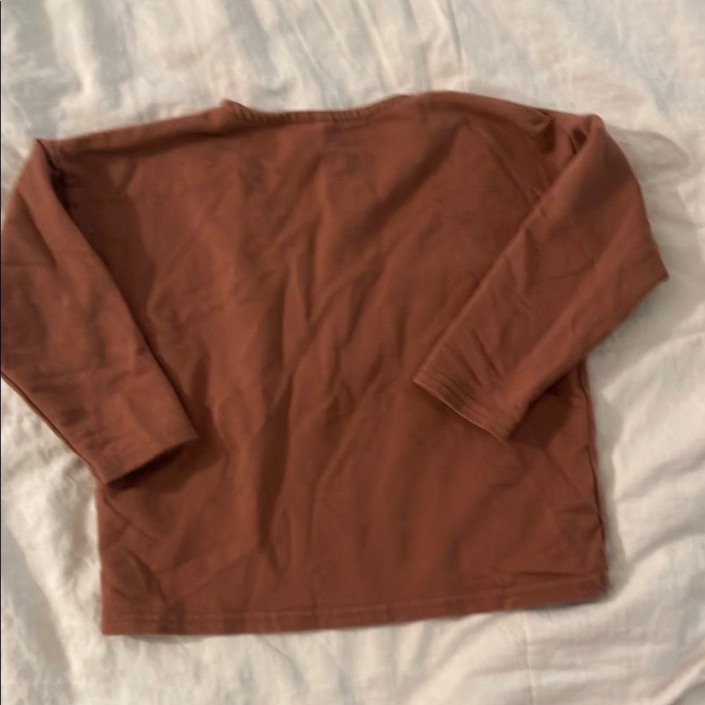 Rylee + Cru Terracotta Long Sleeve Tee - Picture 3 of 3
